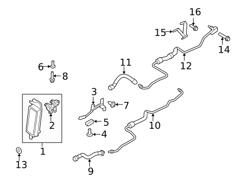 Trans Oil Cooler for 2009 BMW 750Li #0