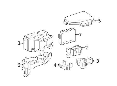 Fuse & Relay for 2018 Toyota Yaris #0