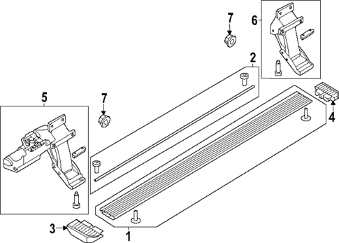 Running Board for 2023 Ford F-350 Super Duty #5