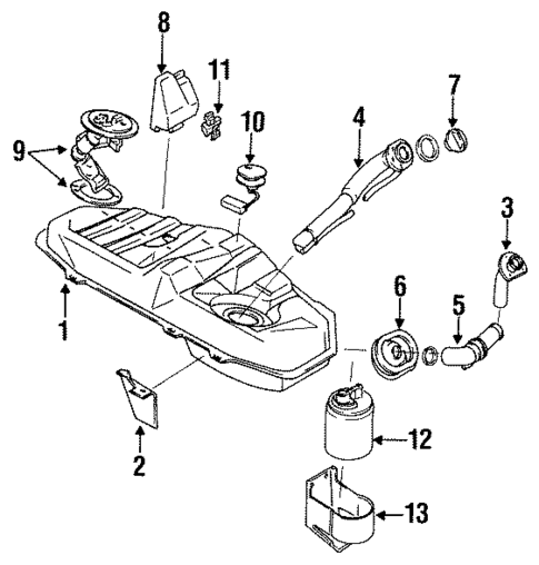 Senders for 1989 Subaru Justy #0