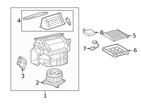 Condenser, Compressor & Lines for 2009 Lexus GS460 #2