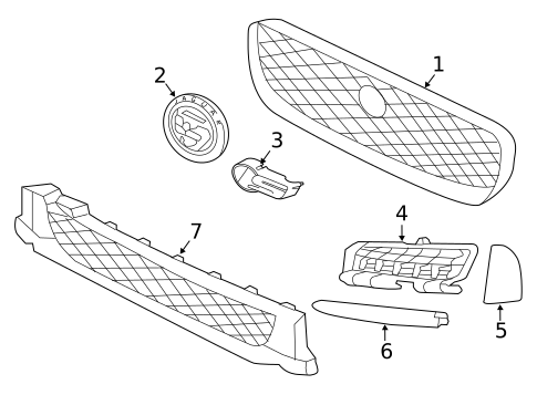 Grille & Components for 2020 Jaguar XF #0