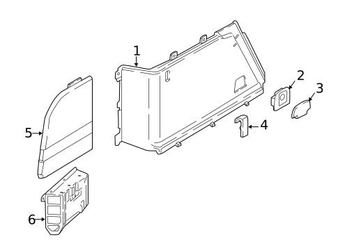 Interior Trim - Rear Body for 2018 BMW 640i xDrive Gran Turismo #3
