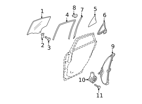 Rear Door for 2012 Mazda 3 #3