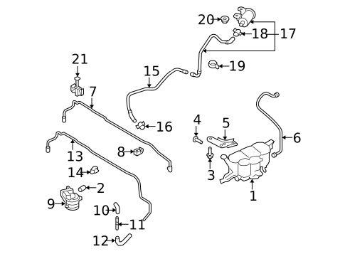 Emission Components for 2009 Audi S5 #1
