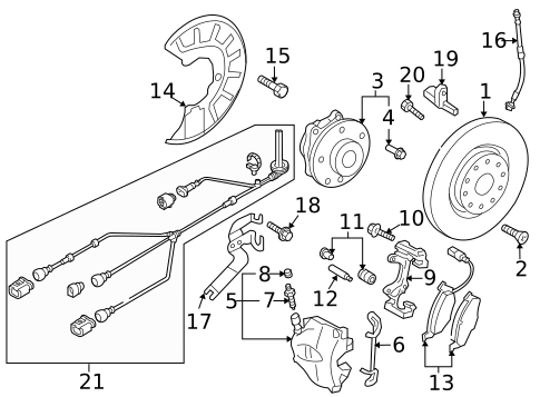 Anti-Lock Brakes for 2016 Audi Q3 #2