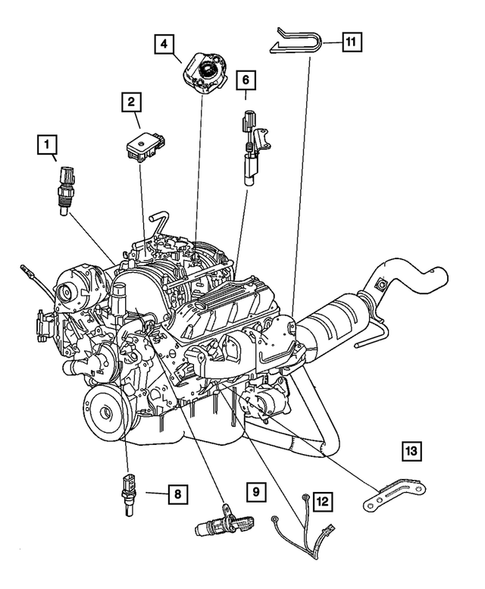 Sensors for 2007 Dodge Dakota #0