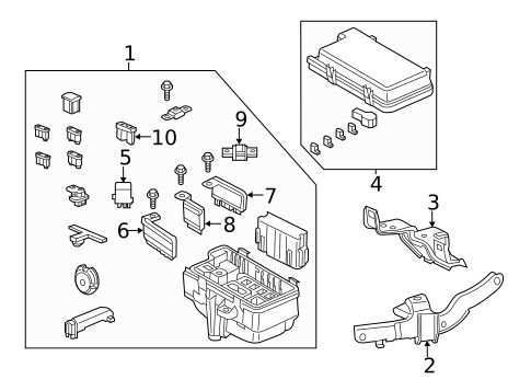 Fuse & Relay for 2017 Honda Accord #1