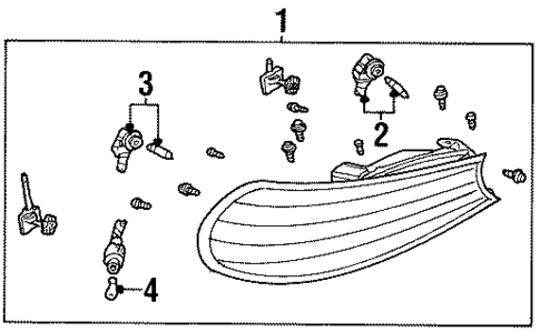 Bulbs - Chassis for 1999 Ford Contour #0