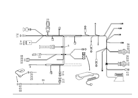 Cable Harness Automobile Telephone for 1999 Mercedes-Benz CLK430 #0