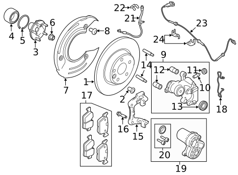 Parking Brake for 2021 Land Rover Discovery Sport #0