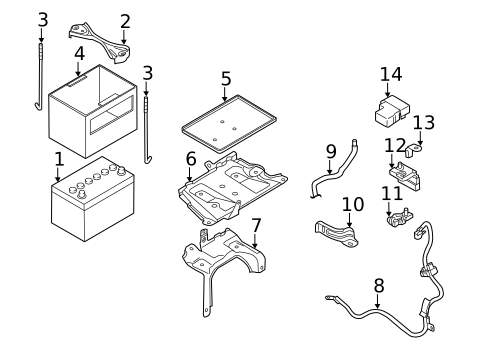 Battery for 2012 Nissan Murano #2