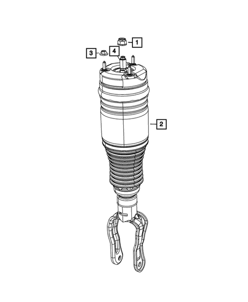 Air Suspension for 2021 Jeep Grand Cherokee #2