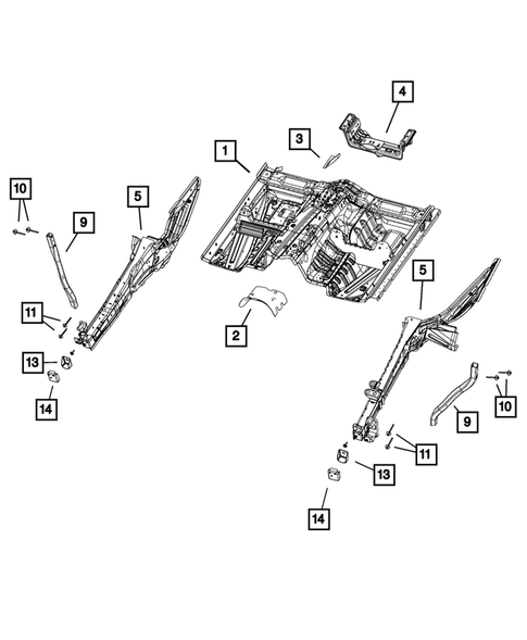 Floor Pans for 2015 Jeep Grand Cherokee #2