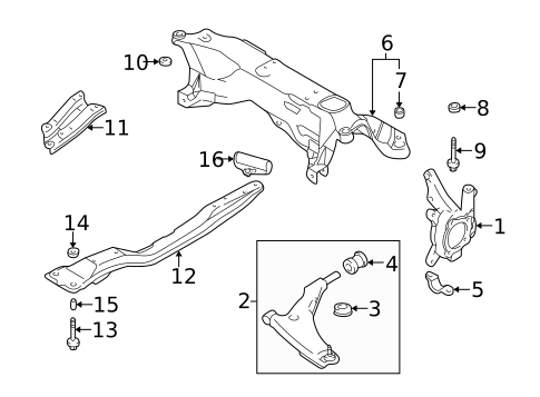 Suspension Components for 2001 Mitsubishi Galant #0