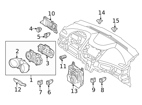 Ignition Lock for 2013 Hyundai Elantra Coupe #1