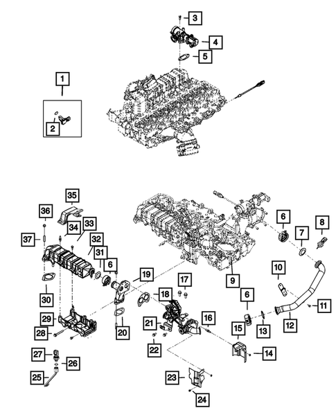 EGR System for 2013 Ram 3500 #0