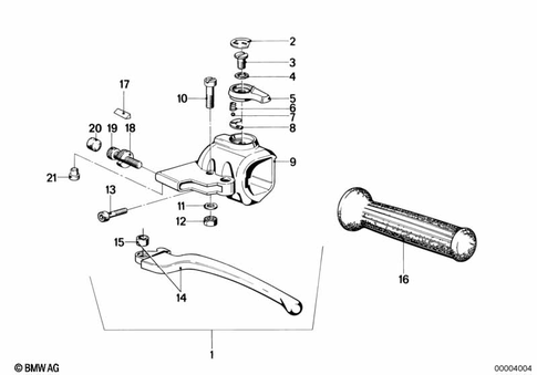Control Assembly for 1984 BMW-Motorrad R 80 RT #1