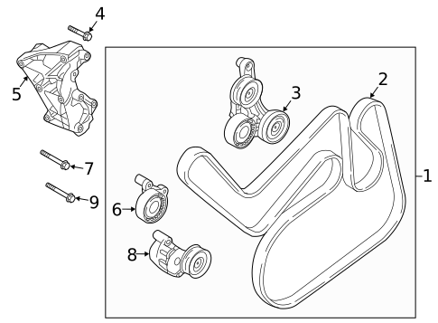 Belts & Pulleys for 2017 Volvo V90 Cross Country #0
