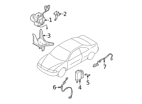 Anti-Lock Brakes for 2001 Nissan Maxima #2