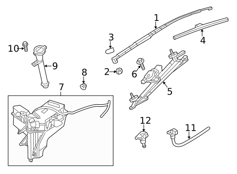Wipers for 2013 INFINITI JX35 #0