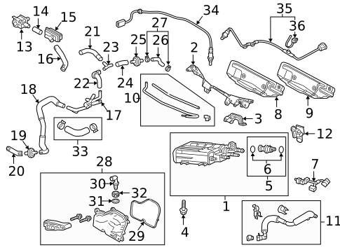 Emission Components for 2019 Mazda 6 #1