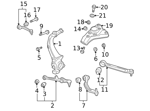 Suspension Components for 2019 Volkswagen Tiguan #5
