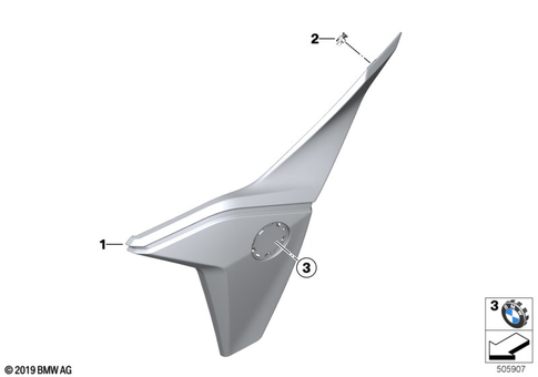 Motorcycle Trim Section, Windshield for 2025 BMW-Motorrad F 900 R #8