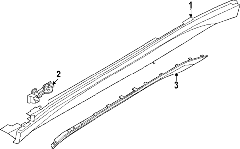 Exterior Trim - Pillars for 2024 BMW X1 #0