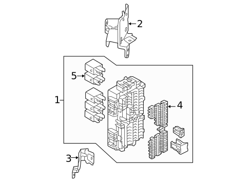 Fuse & Relay for 2018 INFINITI Q50 #1