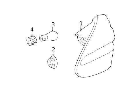 Tail Lamps for 2011 Mercedes-Benz SL 550 #0