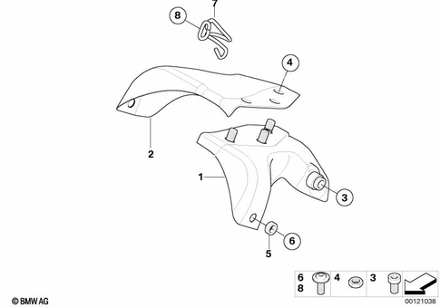 Telescopic Forks, Telelever for 2004 BMW-Motorrad F 650 CS #3