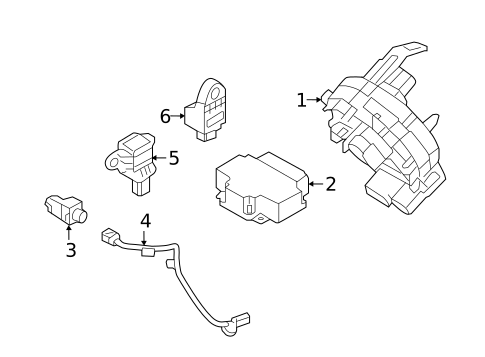 Air Bag Components for 2019 Hyundai Sonata #0