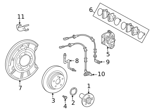 Anti-Lock Brakes for 2003 Mercedes-Benz S 500 #3