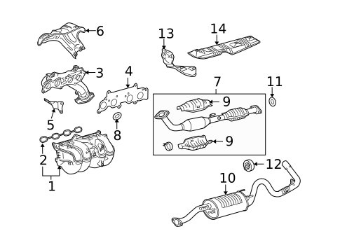 Intake for 2012 Toyota Tacoma #1