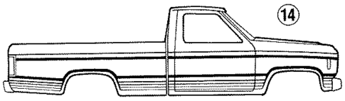 Stripe Tape for 1985 Ford Ranger #4