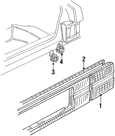 Tail Lamps for 1985 Audi Quattro #1