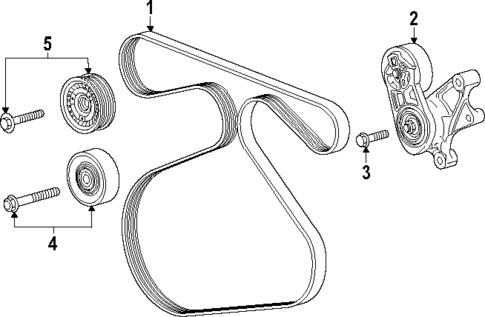 Belts & Pulleys for 2023 Chevrolet Colorado #0