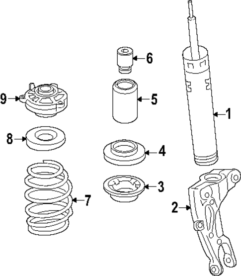 Struts & Components for 2024 Audi S7 Sportback #0