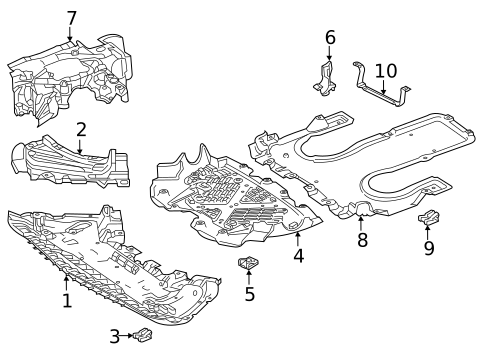 Splash Shields for 2018 Mercedes-Benz S63 AMG #1
