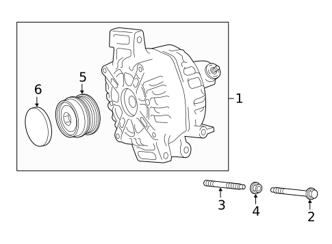 Alternator for 2022 Toyota RAV4 #1
