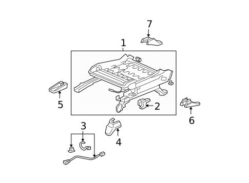 Tracks & Components for 2008 Honda Fit #1