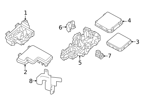 Fuse & Relay for 2020 Nissan Rogue #0