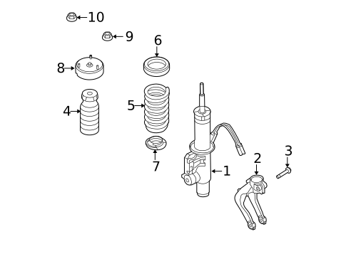 Struts & Components for 2011 BMW X5 #3