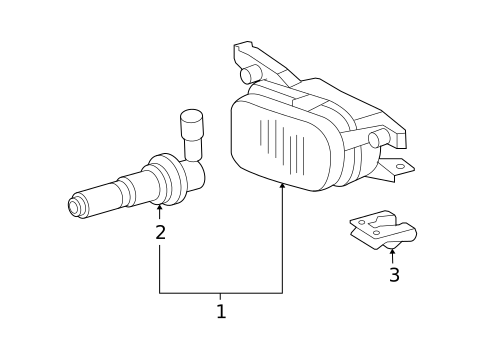 Fog Lamps for 2008 Mercedes-Benz CLK 63 AMG® #1