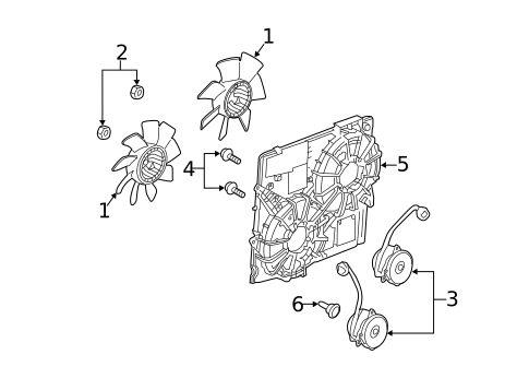 Cooling Fan for 2012 Cadillac CTS #2