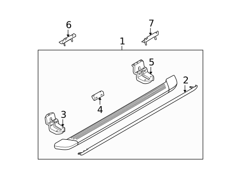Running Board for 2010 Mercury Mountaineer #3