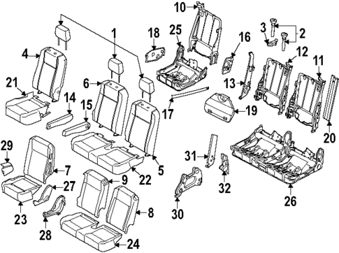 Rear Seat for 2024 Ford Transit-150 #0