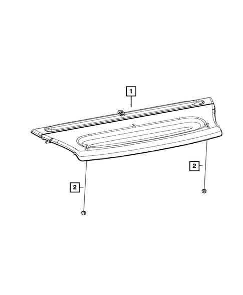Headliners-Visors-Assist Straps for 2019 Fiat 500L #1