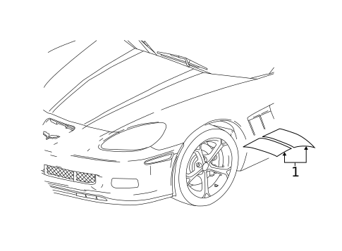 Stripe Tape for 2013 Chevrolet Corvette #2